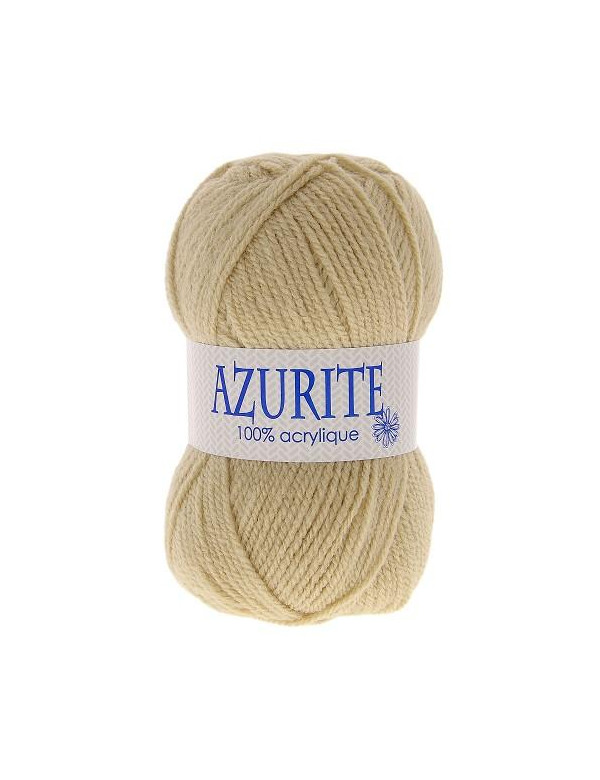 Pelote de fil à tricoter Azurite Beige