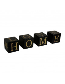 Cubes déco " LOVE & HOME "