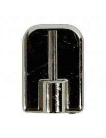 Supports de tringles Adhésifs Chromés X4