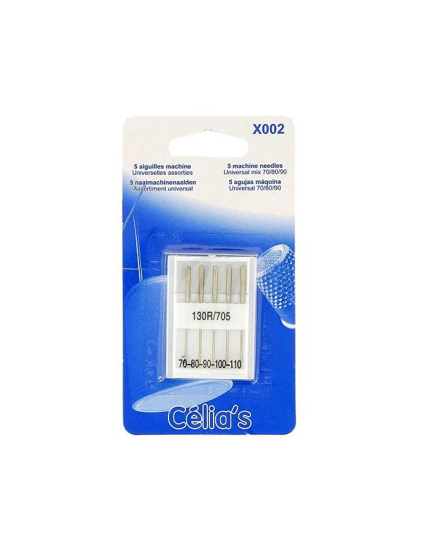 Aiguilles pour Machine à coudre Universelles de 70 à 110