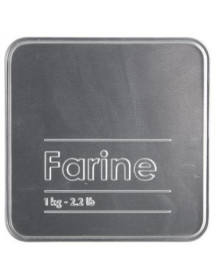 Boite pour Farine En Métal vintage