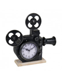 Horloge caméra de cinéma métal Ostaria