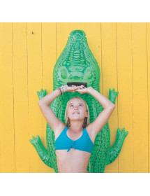 Crocodile gonflable à chevaucher