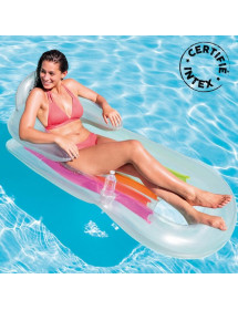 Fauteuil de piscine gonflable King cool Intex