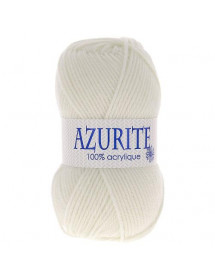 Pelotes de fil à tricoter Azurite Ivoire x10