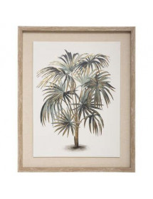 Toile imprimée encadrée palmier 40 x 50 cm Atmosphera