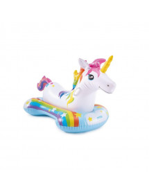 Licorne gonflable Rainbow à Chevaucher