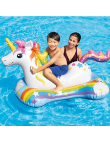 Licorne gonflable Rainbow à Chevaucher