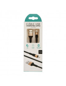 CABLE CHARGEUR APPLE NYLON