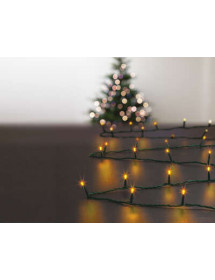 Guirlande de Noël lumineuses 180 Led blanc chaud