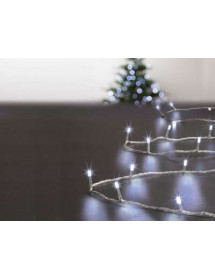 Guirlande lumineuse 100 leds luxe blanc froid