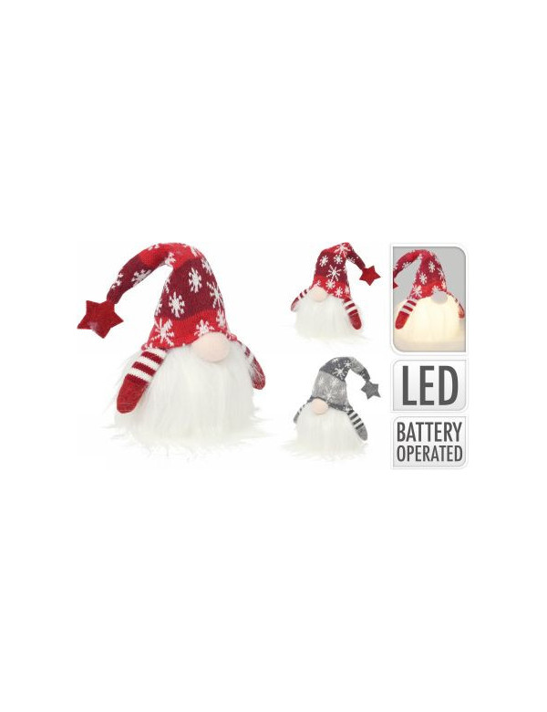 Personnage de Noël Gnome lutin led